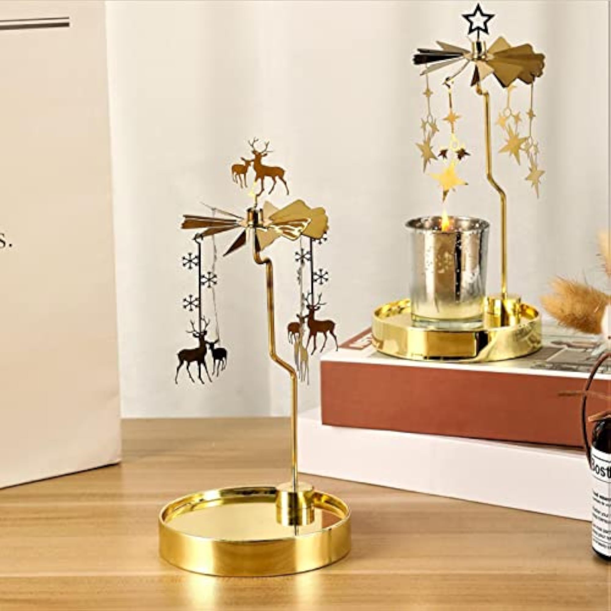Spinning Candle Holder, Party Home Decor