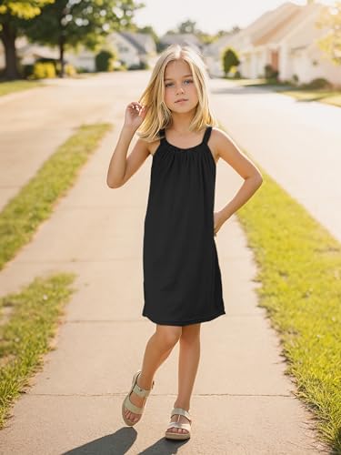 Girl's Beach Swim Cover Up Summer Sleeveless Tank Halter Dresses2
