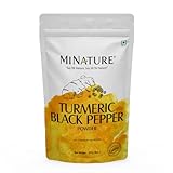 minature Turmeric Root Powder with Black Pepper, 227g (8oz)| Pure Curcuma Longa & Piper Nigrum| Traditional Superfood for Cooking and Natural Wellness Support