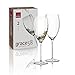 RONA Grace 58 Wine Glass | 20 oz. | Set of 2 | Grace Collection | Party Set & Wine Glasses | Crystalline Glass | Ideal for Home, Restaurant, Party, Wedding, White Wine | Made in Europe |