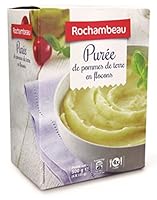 1 paquet = 4 portions de 125g. Liste des ingrédients Pommes de terre déshydratées 98%, sel, émulsifiant:E471, antioxydants: acide ascorbique et sulfite acide de sodium, arôme. Traces éventuelles de lait.
