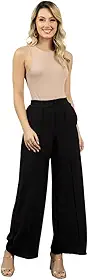 Calça Alfaiataria de Cintura Alta - Modelo Pantalona Elegante