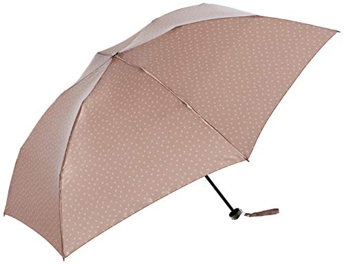 傘 V.Y 婦人ﾐﾆ P30Dｻﾃﾝﾌﾟﾘﾝﾄ ﾊｰﾄ柄 レディース ﾍﾞｰｼﾞｭ 親骨の長さ：55cm 収納時：約25cm