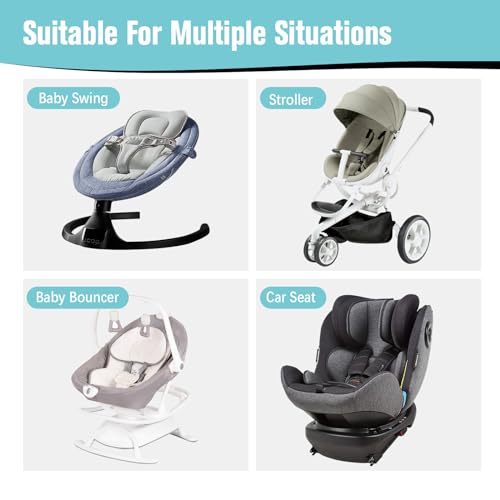 Image of KAKIBLIN Baby Travel Pillow, Upgraded Baby Neck Pillows for Car Seat, Infant Neck Support Pillow for Head and Neck,Newborn Head Support for Car Seat,Pushchair