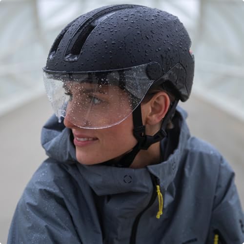 Casco de bicicleta con luz LED Abus HUD-Y Ace y visera integrada 4