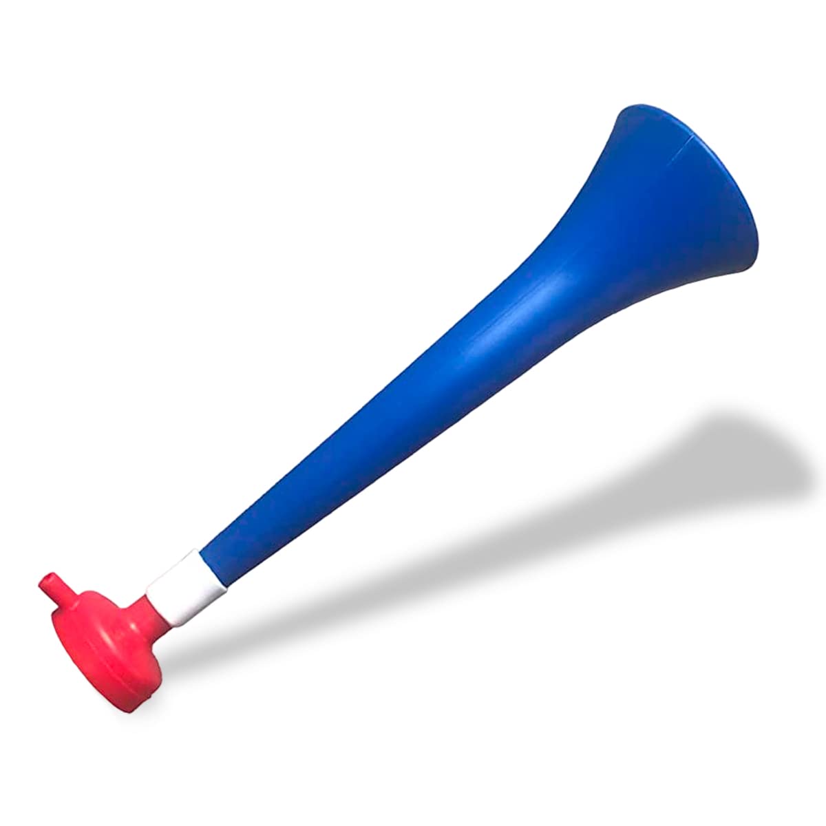 Pack 3 Corno di plastica/Vuvuzela Horn. Strumento Accessorio per Feste calcistiche e Sportive. Trombetta d'Aria rumorosa per l'animazione.
