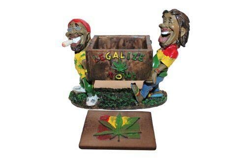 #AT16 Two Rasta Men w/Legalize Now Treasure p2P91d Box nFoPpTY w/Cover Ashtray ajdhuie7865 nbvmk4567 hnjjjiotye34 56yjbnmcv Two Rasta Men w/Legalize upsnbXbg Now Treasure Box w/Cover iiMBf Ashtray