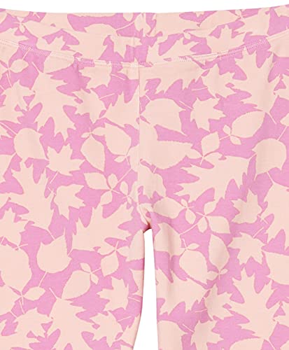 image for Amazon Essentials Girls' Leggings, Pack of 5, Dark Rose/Grey/Light Pin