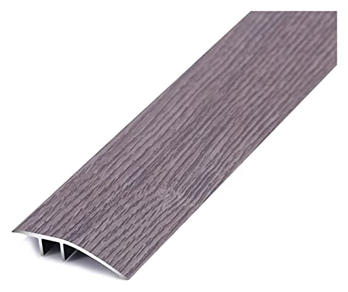 Tira divisoria de metal antideslizante con borde de piso de azulejo moderno ajustable