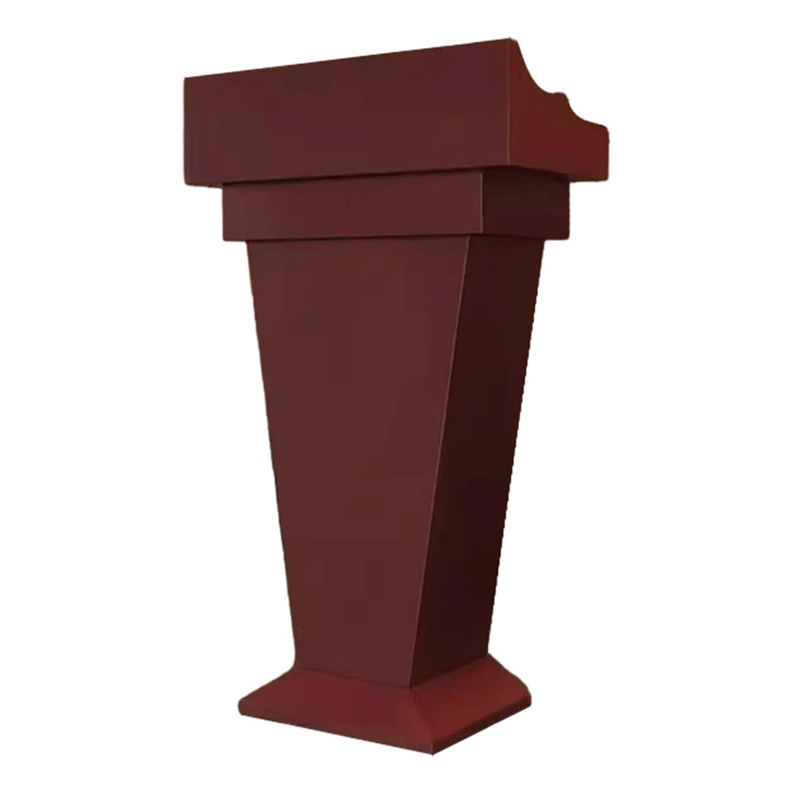 Drewniane podium wytrzymałe mównice z ogranicznikami krawędziowymi ambony wytrzymały wodoodporny stojak na podium łatwy w instalacji mówca mówca, D