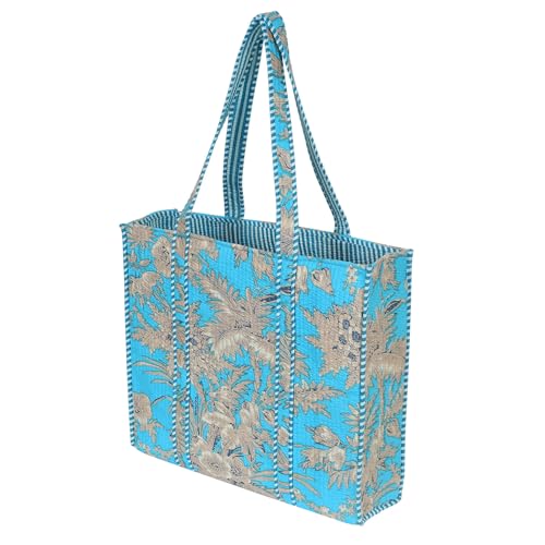 Image of Marubhumi Women Lightweight Travel Bag Purse Cotton Shoulder Tote Bag For Shopping Grocery & Beach Bag