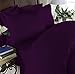 Produktbild Elegance Linen  1500 Thread Count WRINKLE RESISTANT 4 pc Sheet set, Deep Pocket - All Size and Colors , California King Purple by Elegant Comfort