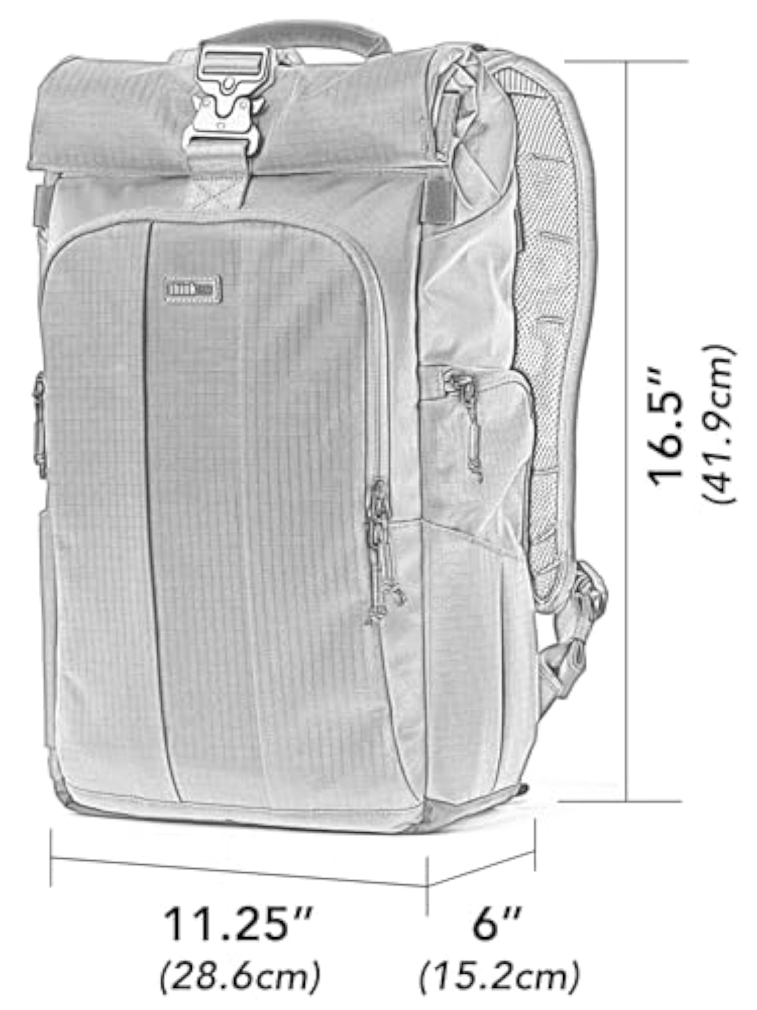 FocusPoint 22L RollTop Camera Backpack
