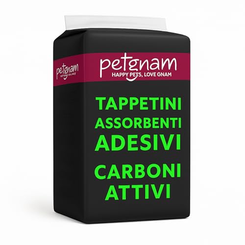 100 Traversine Cani a Più Strati - Misura 60x90 cm - Tappetini Igienici Antiscivolo Super Assorbenti con Tecnologia ai Carboni Attivi per Cani e Gatti, Traverse Antistrappo e Antiodore (100)