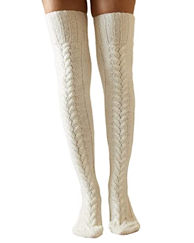 Donne Maglia Coscia Alta Boot Calze Sopra il