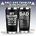 KATLADIZ Gifts for Dad from Daughter, Son, Kids - Fathers Day Gift for Dad - Birthday, Father's Day, Christmas Gifts for Dads - Father Gift Ideas - New Papa Daddy Stepdad Ideas - 20 Oz Black Tumbler