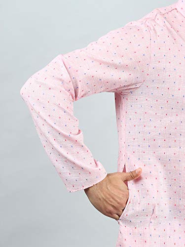 Image of Uri and MacKenzie Mens Cotton Woven Casual Kurta Pajama set