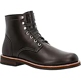 Georgia Boot Small Batch 6' Plain Toe Stacked Heel Black 11.5 D (M)