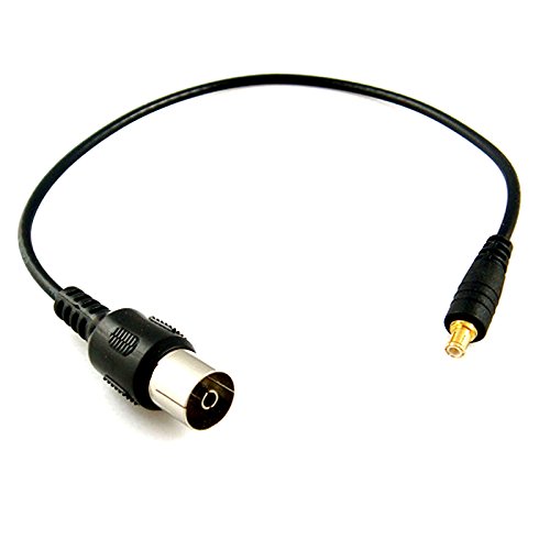 1 x Cavo adattatore per antenna coassiale a mini coassiale per TDT USB HDTV DVB RF TV, da 155 mm - 4047