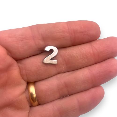 Image of Number 2 Two Lapel Pin by StockPins