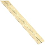 National Hardware N148-155 V570 Continuous Hinge in Brass,1-1/2' x 30'