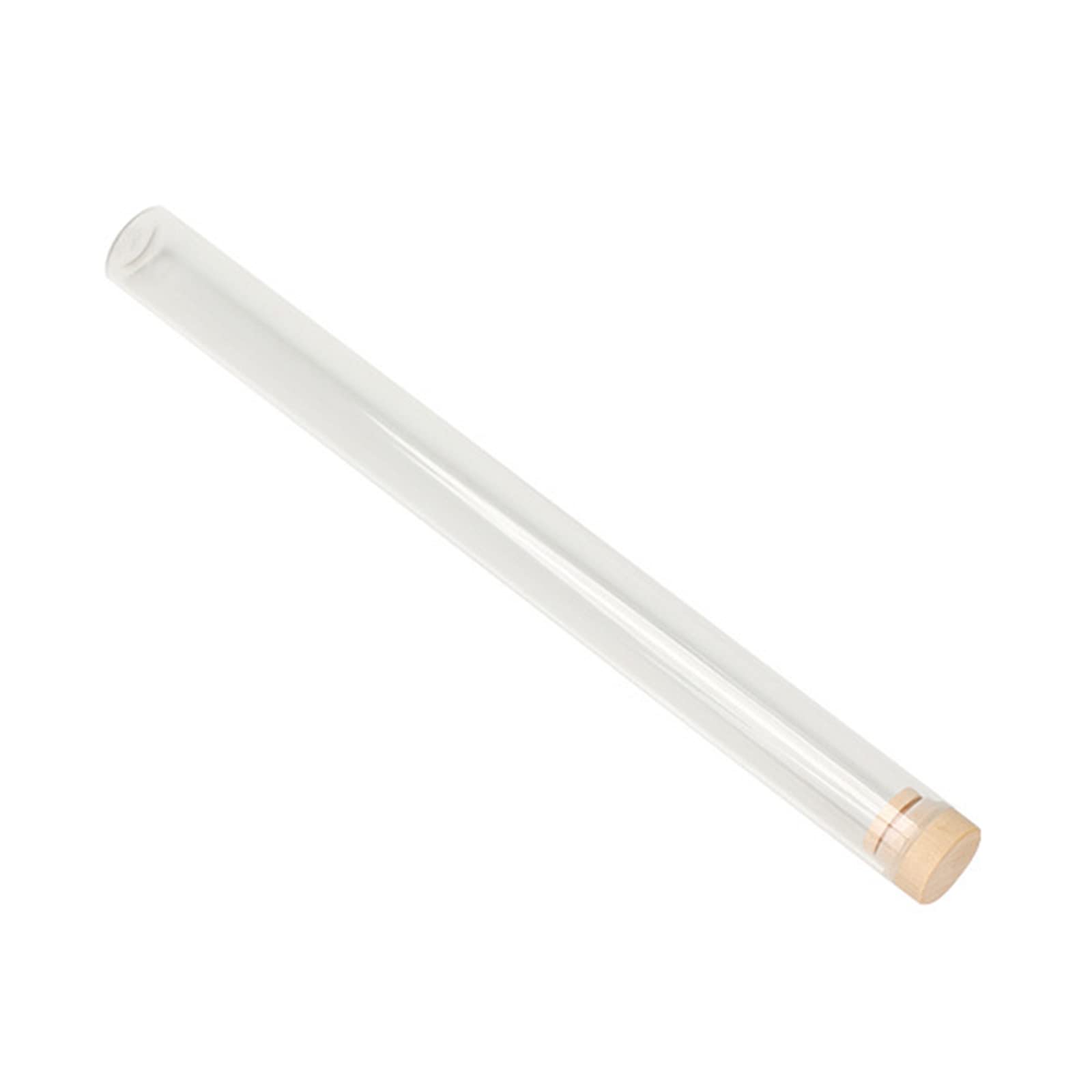 Jazuaiao Transparent Tube Tube Organization Container Household for Home Bedroom Dormitory Decoration Thickened Glass Censer