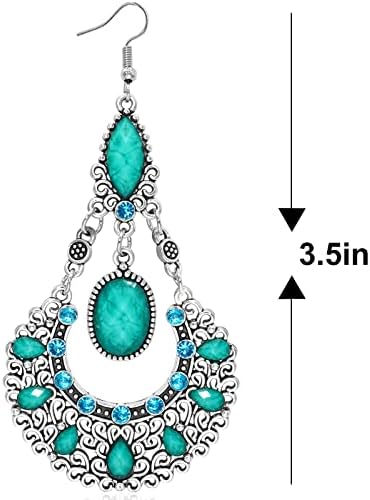 Gleamart Boho Vintage Earrings Retro Statement Earrings for Women