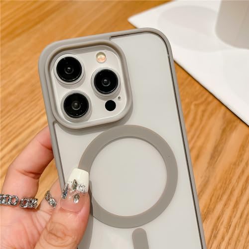 Coque transparente iPhone antichoc et aimantée candy bleu