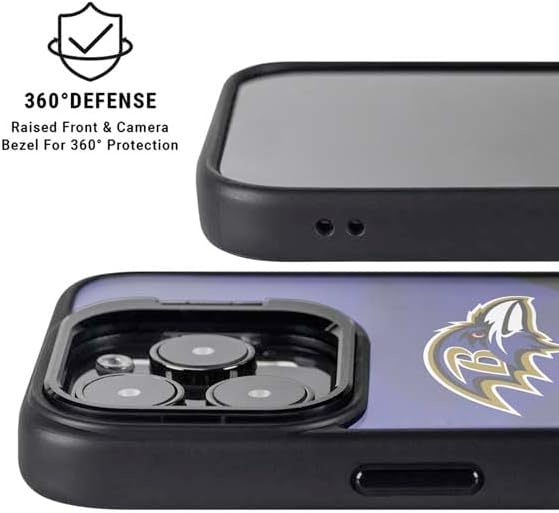 Skinit Kickstand Phone Case Compatible with iPhone 16 Pro Max - Officially Licensed NFL Baltimore Ravens Design