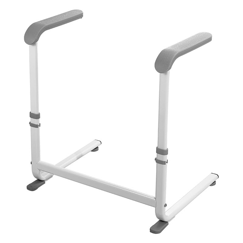 BAOSHISHAN 手すり 介護 立ち上がり補助 室内 トイレてすり 67-90cm 高さ調整可能 置くだけ 自立型 滑り止め いす/ベッド/ソファ/トイレ 介護用 手すり 転倒防止 補助器具 高齢者 障がい者 移動が困難な方