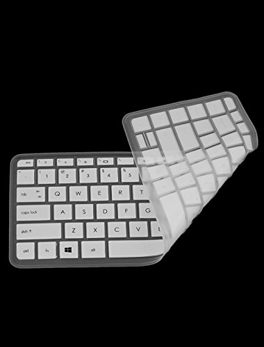 Protector de teclado de silicona blanco para HP030 miniatura 1