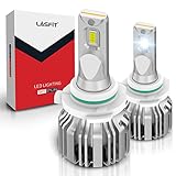 9006/HB4 LED Headlight Kits-Flip COB Chips-60W 7600LM 6000K-Low Beam/Fog Light (Pack of 2）