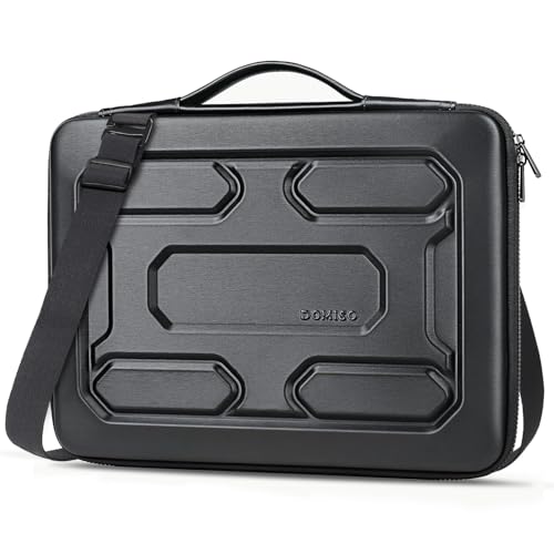 DOMISO 15.6 inch Laptop Sleeve Shoulder Bag Shockproof Computer Bag Waterproof EVA Protective...