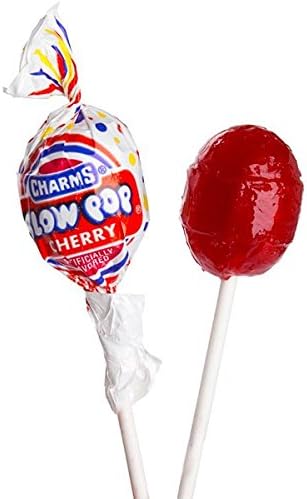 Charm Blow Pops, Cherry Pops, Pack of 30