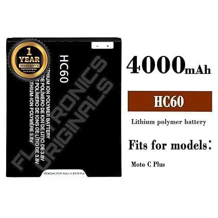 Image of HC60 Battery for Motorola C Plus XT1721, XT1723, XT1724 Battery with 1 Year warrenty**** (X97)