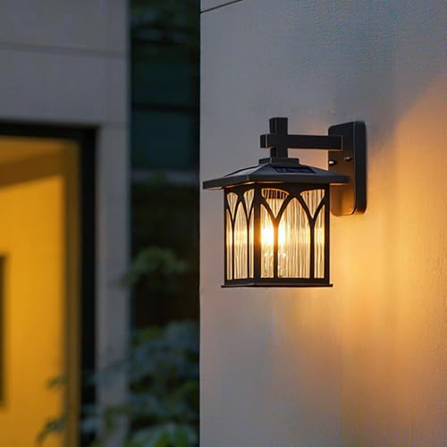 Aplique solar impermeable contra la lluvia para iluminar la puerta delantera 3