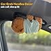 NMOHYDEU Capybara Car Interior Accessories Removable Hoodie Gear Shift Cover Cute Capybara Car Charm Ornament for Shift Knob, Dashboard, Seat Belt - Funny Birthday Christmas Gift for Men Women 5.9 in