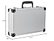PeakTech Alukoffer P 7260 – abschließbarer Universal-Transportkoffer mit Würfelschaumstoff – tragbarer Fotokoffer – robuster Alu Koffer mit Schutz vor Regen und Staub – groß (370 x 230 x 80mm)