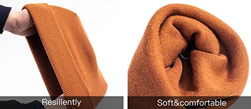 BOCHUANG Gorro de malha para homens e mulheres boné diário inverno macio quente despojado lazer prim