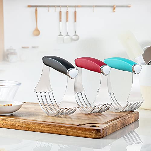 Gifbera Pastry Cutter, Large Pastry Blender With Comfortable Handle & Heavy Duty Stainless Steel Blades, Black #TOP7