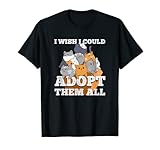 gatos adopcion madrid Divertido regalo para amantes de los gatos, regalo para dueños de gatos, adopta un rescate de gatos, regalo de adopción de gato – I Wish I Could Adopt Them All Quote Cat Meme