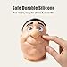 Reusable Pimple Squeeze Toy — Realistic Pustule Bursting Stress Relief Toy Relieves Stress and Anxiety, Sensory Squeeze Toy Portable Fun Gift Suitable for All Ages(Yellow)