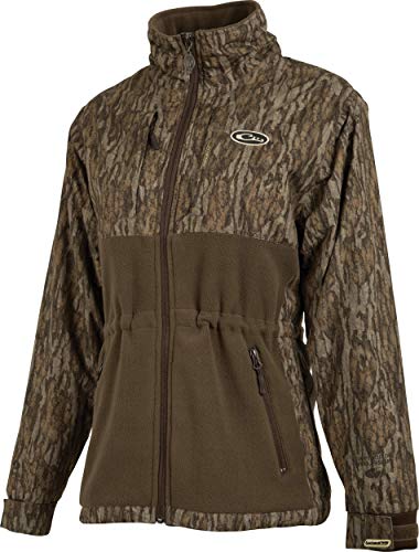 Drake Waterfowl MST Ladies Eqwader Plus Full Zip Mossy Oak Bottomland Medium