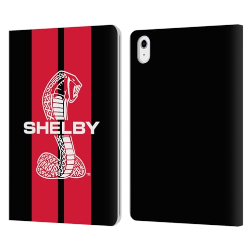 Étui portefeuille en cuir Shelby rouge pour iPad Air 11 (2020-2025) Head Case Designs