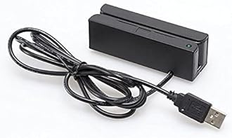 Mini Msr100 Swipe Magnetic Credit Card Reader 3 Tracks Hi/Lo Data Collector, USB Msr Stripe Card Reader for Point of Sale (POS), Access Control, ID Verify