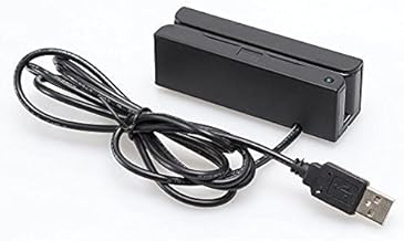Posunitech Mini Msr100 Swipe Magnetic Credit Card Reader 3 Tracks Hi/Lo Data Collector, USB Msr Stripe Card Reader for Poi...