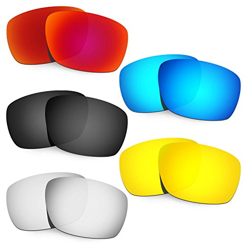Lentilles de rechange Oakley Tinfoil Carbon rouges bleues noires
