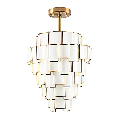 PPWW Chandelier,spiral Staircase Chandelier,Chinese Style Large Top Long Glass LED Chandeliers,Hotel Hall Living Room Luxury Lighting Restaurant Hotel Hall Villa Large Lamp (Ceiling lamp style) Cover