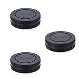 Camera Rear Lens Cap & Body Cap Cover for Sony E Mount A1 A7C A7R IV III A7 III II A7S III II A6600 A6500 A6400 A6300 A6100 A6000 Replace Sony ALC-B1EM -3 Packs