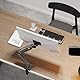 Ergosolid für PC-Monitor, Gelenkarm, ergonomisch, Gasfeder, 17-30 Zoll, VESA 75 mm und 100 mm, drehbar 360 Degree F80-0